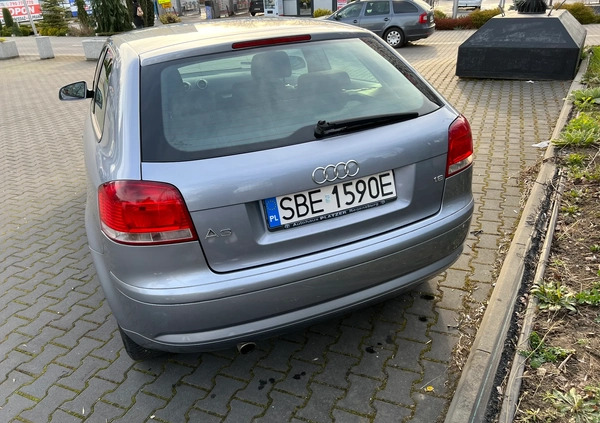 Audi A3 cena 16900 przebieg: 169574, rok produkcji 2007 z Czeladź małe 106